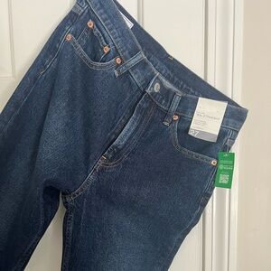 Gap 90s high-rise straight jeans.